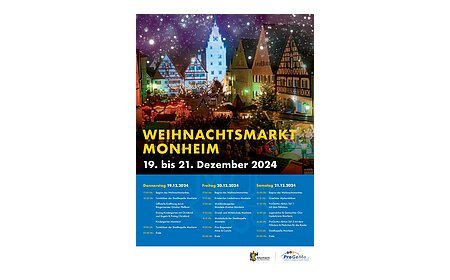 Weihnachtmarkt Monheim 19.-21.12.2024